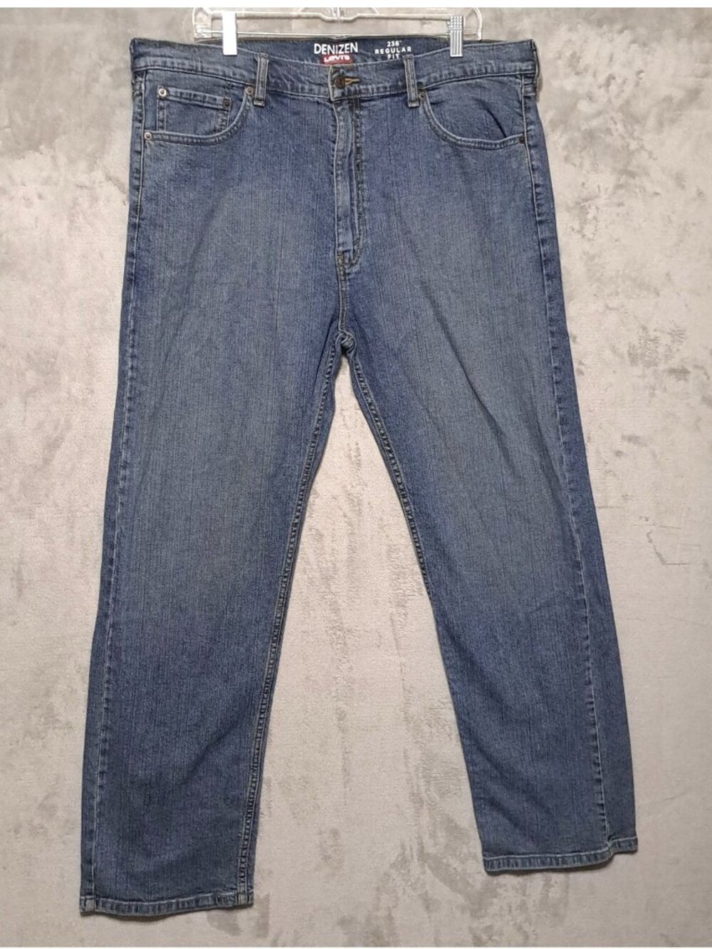 Levis Denizen 236 Regular Fit 40x30 Jeans Blue Straight Leg Denim